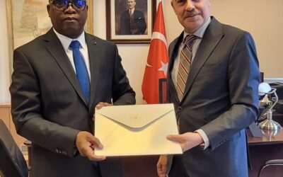 Le Nouvel Ambassadeur Du Burkina Faso En Türkiye Remet Les Copies Figurees De Ses Lettres De Creances Au Directeur Du Protocole De La Republique